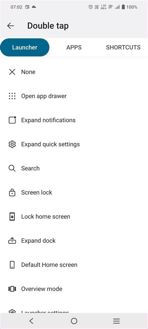 Microsoft launcher gesture navigation