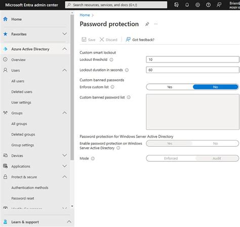 Microsoft password requirements example.  Complexity requirements are enforced when passwords ...
