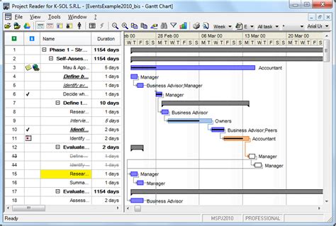 Microsoft project viewer. To open a project for editing from the Schedule page, choose one of these options: Click the arrow on the Edit button in the Project group on the Task tab, and then click In Browser. Click Edit in the Project group on the Project tab. Tip: You can also open a project for editing in Project Professional. For more information, see Open a project ... 
