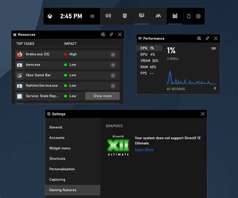 Microsoft rolling out Xbox Game Bar update with new resource widget and