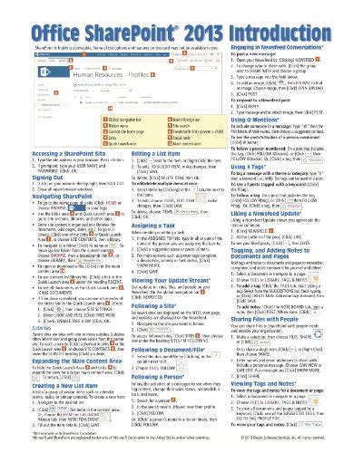 Microsoft sharepoint 2013 quick reference guide introduction cheat sheet of instructions tips for on premises. - Chapter 15 modern biology study guide answers.