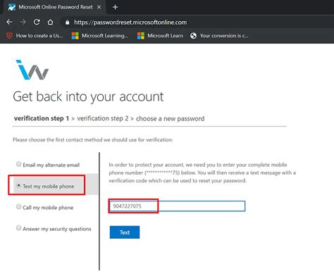 Microsoft sspr url.  Instead, Microsoft will send them a code that they...