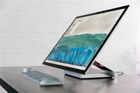 Microsoft surface studio. Surface Studio (Certified Refurbished) Wish list. Each Microsoft Certified Refurbished device goes through a rigorous certification process for hardware quality. 1TB / 6th Gen Intel Core i5, 8GB RAM. Ultra-thin, 28-inch adjustable PixelSense Display. Surface Pen, Keyboard, and Mouse included. Windows 10 Pro. 