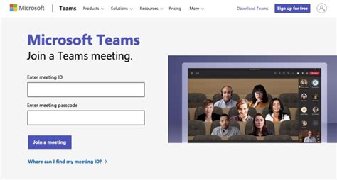 Microsoft team join meeting. Meet for free with Microsoft Teams. Download the Teams app to get free video conferencing, video calling, chat, file sharing, storage, and more. 