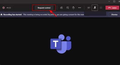 Microsoft teams request control missing.  In this situation, you see the user's request on the...
