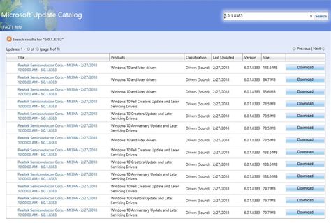 Microsoft update catalog