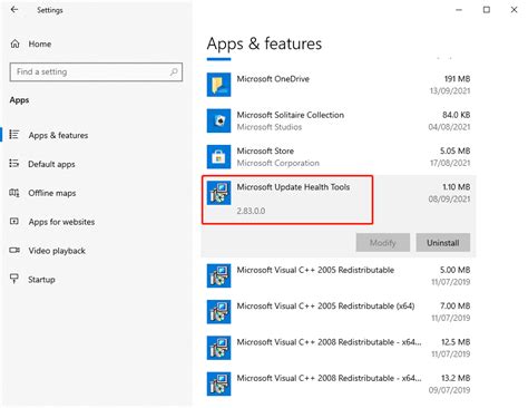 Mar 5, 2021 · So yes, Microsoft Update Health Tools is a legit program in Windows 11/10. It has been released for Windows 10 versions 1507, 1511, 1607, 1703, 1709, 1803, 1809, 1903, 1909, 2004, and 20H2 so that ... . 