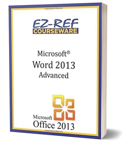 Microsoft word 2013 advanced student manual. - Alabama gesellen elektriker test study guide.
