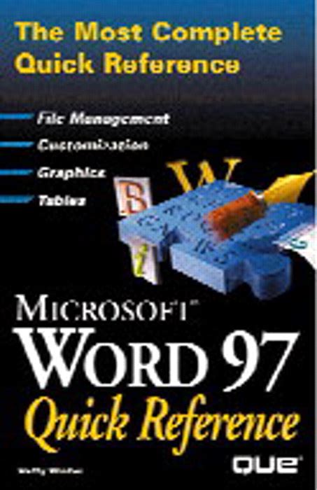 Microsoft word 97 german quick reference guide. - Homenaje al centenario de la muerte del orureño preclaro, dr. pantaleón dalence jiménez, jefe de la judicatura boliviana.