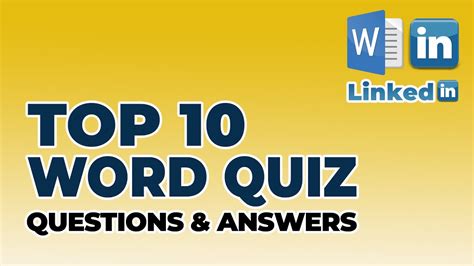 You will practice most frequently asked questions on the exam and will learn what to do when you arrive at the exam testing center, how to manage your time when taking the exam, tips to manage your time during assessment test, tricks for answer questions in different formats and much much more. Get Ready to pass Microsoft Word LinkedIn .... 
