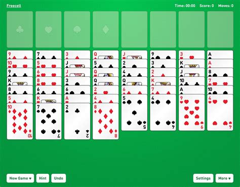 Microsoft-Kartenspiele FreeCell, Spider,.