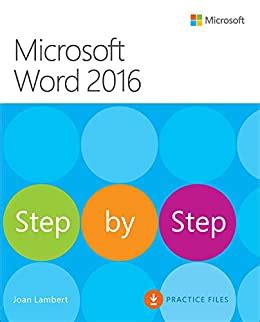 Read Microsoft Word 2016 Step By Step By Joan Lambert