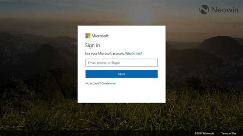 Microsoft-konto login