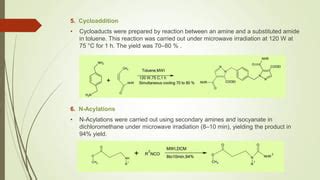 Microwave Assisted Cycloaddition Reactions