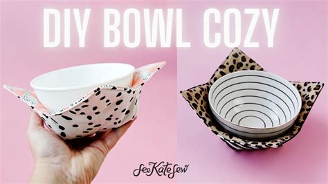 Microwave Bowl Cozy Tutorial with Free Pattern YouTube