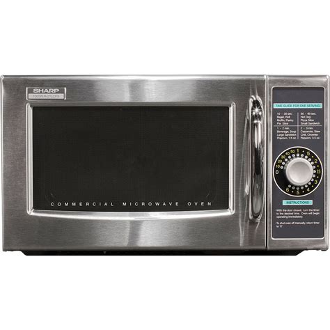 Microwave commercial. A compact size and programmable, push button controls make the Amana RMS10TS 1000W commercial microwave oven an easy to use choice for light volume, quick heating applications in your convenience store, dessert station, nurses station, teachers lounge, and more. <br><br> The Amana RMS10TS commercial … 