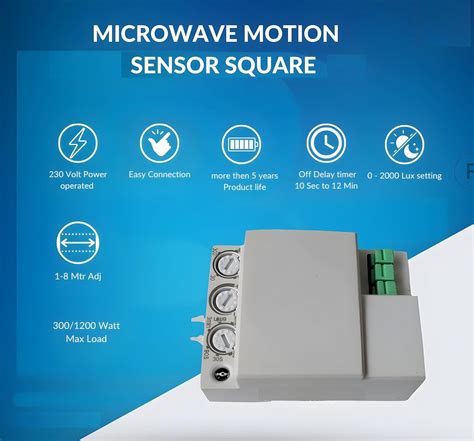 Microwave motion sensor.  Microwave motion sensor modules are Among the most advanced tools ...