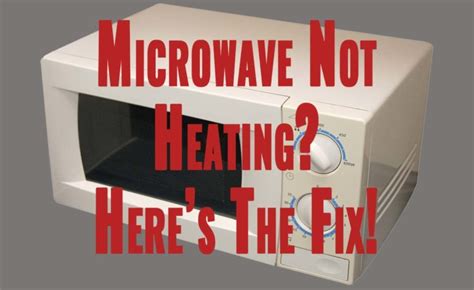 Microwave not heating up. Final Thoughts. Microwave, not heating due to broken sensor, defective power supply, or debris buildup. Additionally, the magnetron may have failed. You can resolve this problem by plugging in and turning on the power supply. Vacuum the filters and clean them with water. Replace the magnetron if necessary. 