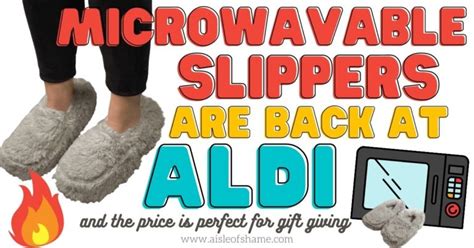 Microwaveable Slippers are Back at Aldi - AisleofShame.com