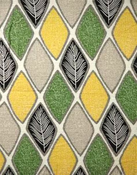 Mid Century Fabric Pattern MidCenturyFabricPattern Motifs Textiles