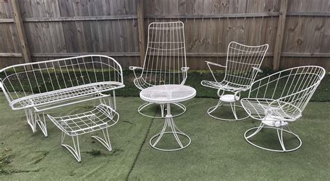 Mid Century Patio Set - Etsy