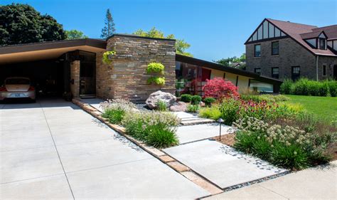 Mid century modern landscaping. In conclusion, the landscape design project for this modern young family aimed to create a functional yet stylish outdoor space that matched their stunning mid-century modern interior. Investing in a well-designed landscape not only enhances the beauty and functionality of a home but also adds significant value. 