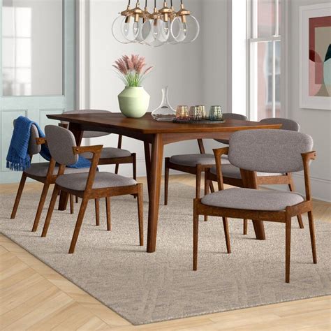 Mid-century Modern 7 Piece Dining Set Wayfair