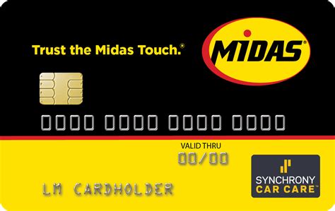 Manage your account online. LOG IN. The Midas Credit Card is available at participating locations. See store associate for accepted payment types. *On approved credit. A $21 …. 