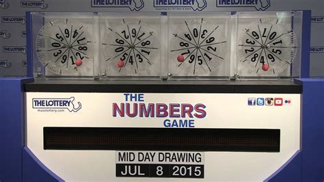 Midday Numbers Game Drawing Wednesday, July 8, 2015 YouTube