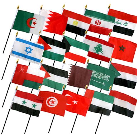 Middle Eastern Countries’ Flags - Flagsmore.com