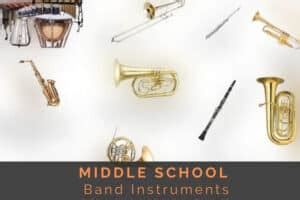 Middle School Band Instruments: 6th, 7th, and 8th-grade