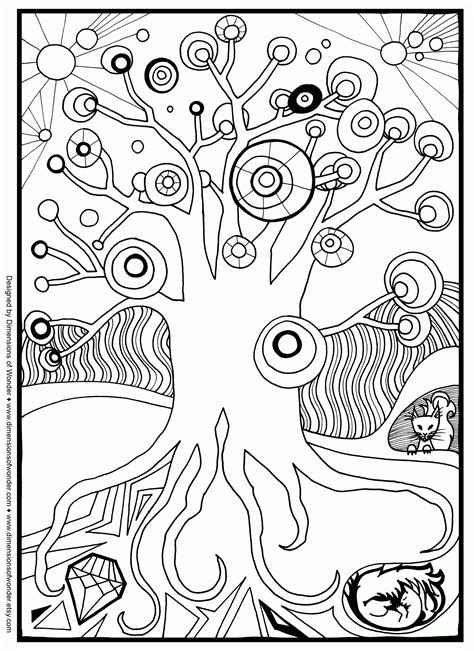 Middle School Coloring Sheets
