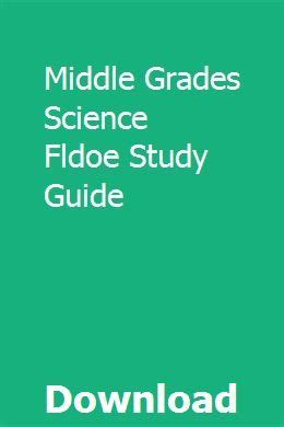Middle grades science fldoe study guide. - Festschrift zum 70. geburtstage von moritz schaefer, zum 21. mai 1927.
