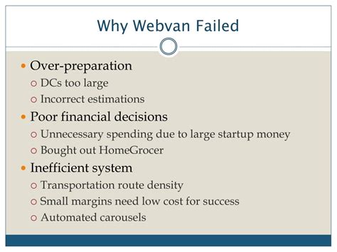 Middleman business model.  Although Webvan failed in its goal of disintermedi...