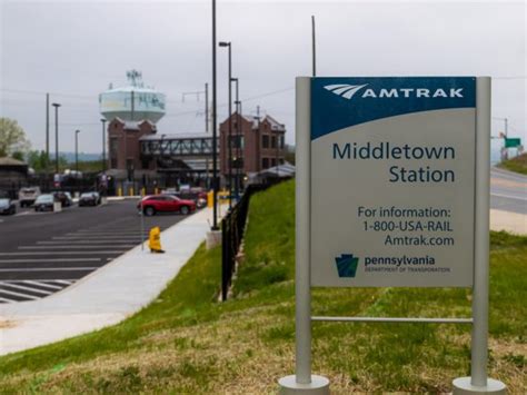Middletown amtrak parking.  IT IS NOT THE LOCATION OF THE CURRENT MIDDL...
