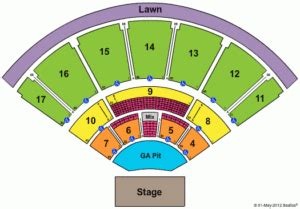 Midflorida Amphitheatre Interactive Seating Chart Review Home Decor