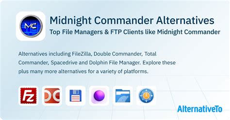 Midnight commander mac alternative.  Compare the best Midnight Commander alternatives in 2026.  ...