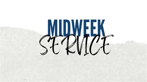 Midweek Service at SGT - sgt.church