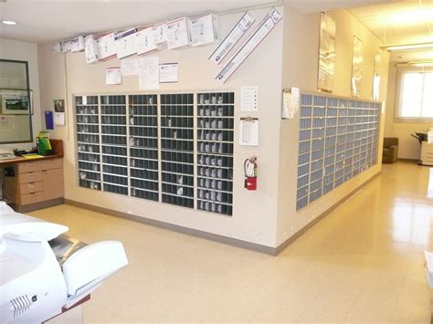 You can access your accountable mail in the Frick Center lockers any time the Frick Center is open. Standard USPS must be retrieved from the mailroom and checked periodically for arrival. Window services are available: Weekdays: 8:00 a.m. to 5:30 p.m. Saturdays: 9:00 a.m. to noon. 
