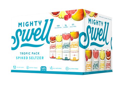 Mighty swell seltzer. MIGHTY SWELL CO Blackberry Hard Seltzer 19.2fz Can Sgl, 19.2 FZ . Brand: MIGHTY SWELL CO. Currently unavailable. We don't know when or if this item will be back in stock. Brand: MIGHTY SWELL CO: Item Weight: 1.4 Pounds: Liquid Volume: 19.2 Fluid Ounces: Alcohol Content: 
