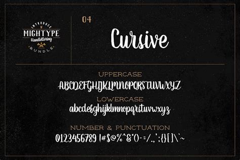 Mightype 04 - Cursive, Fonts - Envato Elements