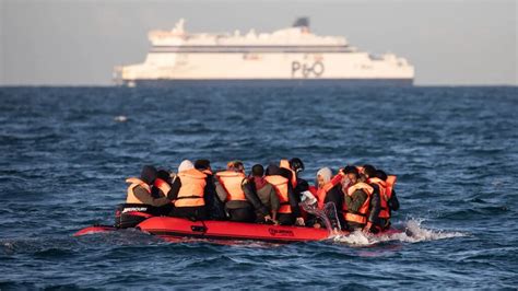 Migrant crossings of English Channel declined by more than a third in 2023, UK government says