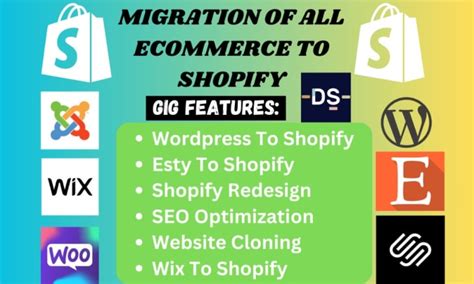 Migrate your wordpress wix prestashop store to shopify with …