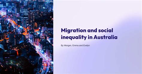 Migration And Inequality