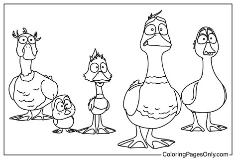 Migration Movie Coloring Pages