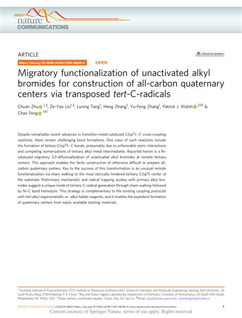 Migratory functionalization of unactivated alkyl bromides for