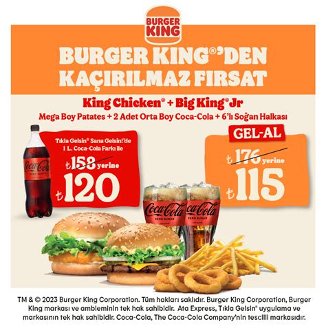 Migros burger king kampanya 2 tl 2019