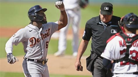 Miguel Cabrera ties Mel Ott for 11th on career RBI list, Tigers top Guardians 4-2 in 1st game of DH