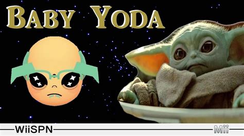 Mii Maker: How To Create Baby Yoda! - YouTube