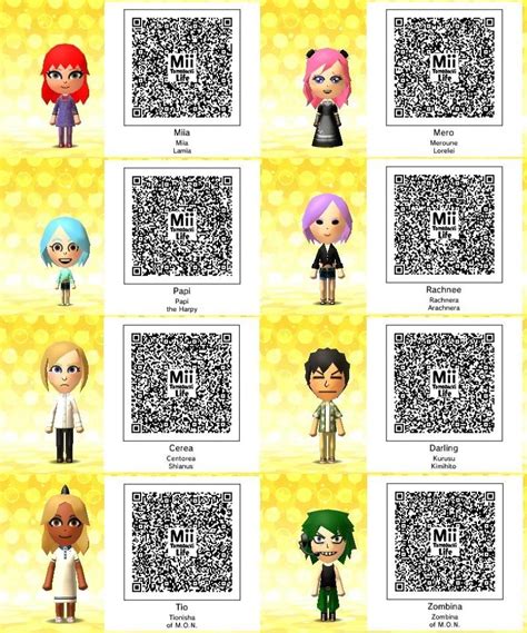 Due to a Mii with a completely blank name being impossible on real hardware, Blank Mii's name is set to "a" in this QR code. The Blank Mii originally appeared in the save files of Tomodachi Life. Tomodachi Life can hold a maximum of 100 Miis, but when the maximum has not been reached on a save file, the empty slots get filled with blank Mii data.. 